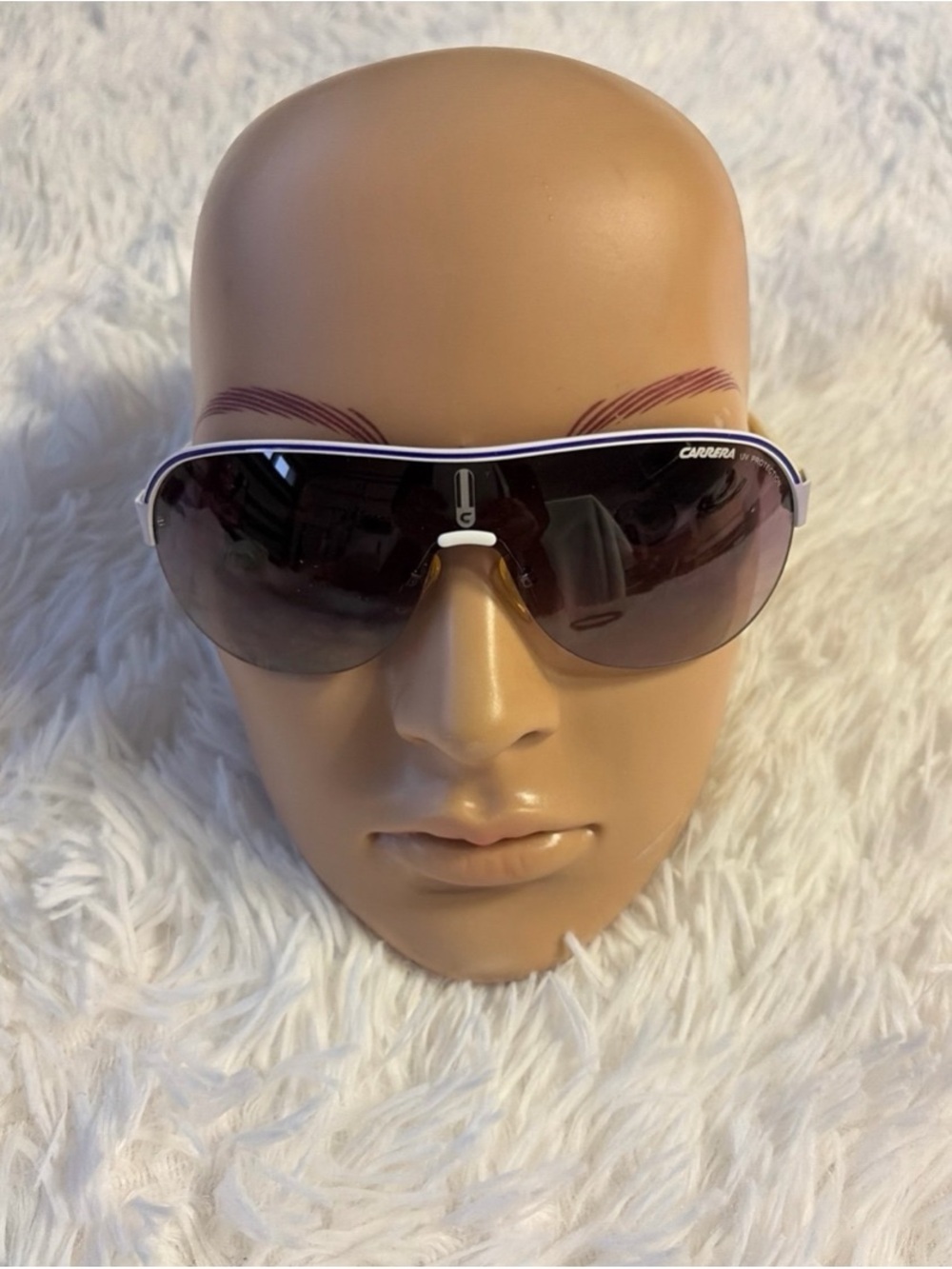 Carrera Kids White/Purple Frame Brown Gradient Lens  Sunglasses Rare